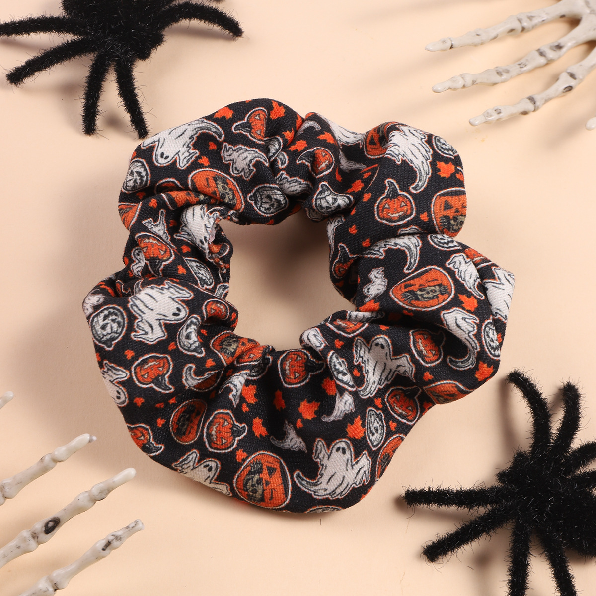 30g Weight Hair Tie Hair Accessories Type 1 Piece Quantity Holiday, Daily Occasion Christmas Festival Halloween Pattern, Christmas Tree Pattern Women's Gender Simple Style Style Christmas Simple Style Women's Halloween Pattern Christmas Tree Hair Tie 9