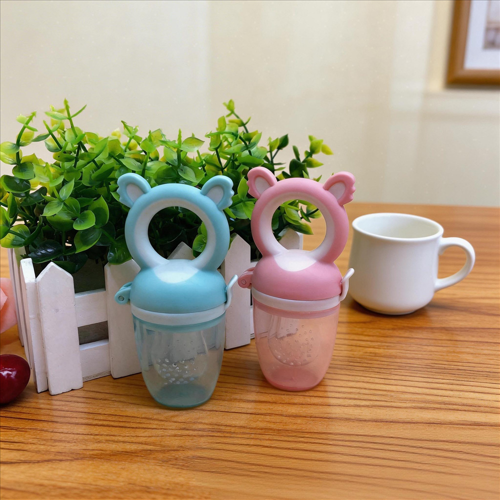 Baby Fruit Feeder Pacifier, Fruit and Vegetable Teether, Feeding Bag, Wholesale, Durable and Bite-Resistant