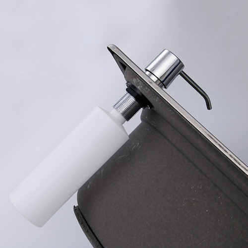 Cross-border kitchen stainless steel sink soap dispenser bathroom washing liquid hand soap dispenser hotel hand soap machine soap dispenser