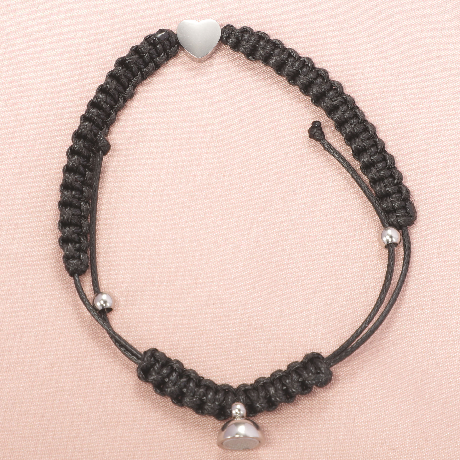 Daily Occasion Simple Style Heart Shape Crown Rope Cord String String Bracelets Wholesale