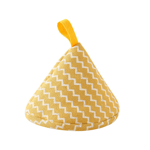 Kitchen heat insulation pot handle anti-scald cap triangle pot lug cover sand pot baking tray high-temperature resistant glove handle lid cap