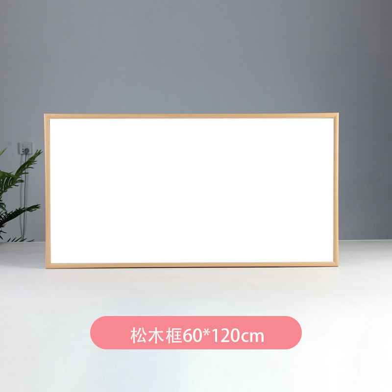 &木製フレームホワイトボード 吊り下げホワイトボード オフィス ホーム 子供用メッセージボード 商業用磁気黒板 磁気吸収ボード|undefined
