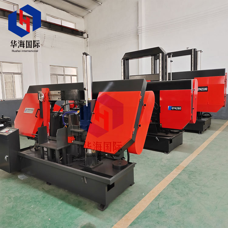 GY4280 Longmen Band sawing machine Sawing large Round Steel pipe,Bundled steel bar