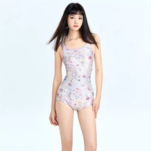 竞速游泳衣女2026新款连体平角专业训练游泳馆专用高级感泳装兴城