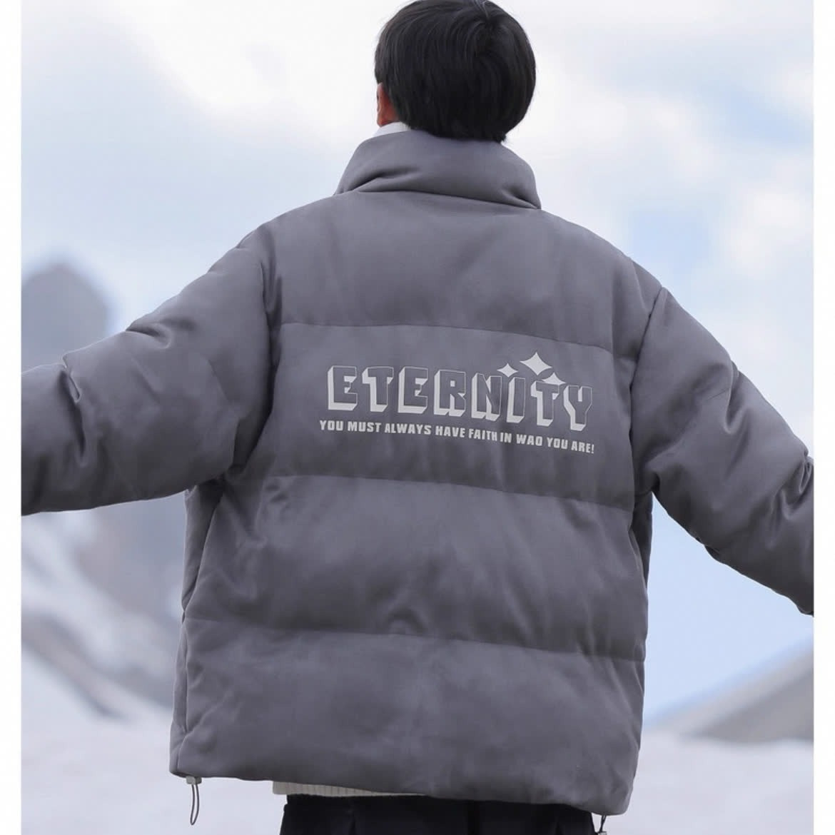 Winter New Men's Thickened Warm Padded Jacket Regular Stand-up Collar Padded Jacket Korean Version Trendy Youth Down Padded Jacket_voghion.com