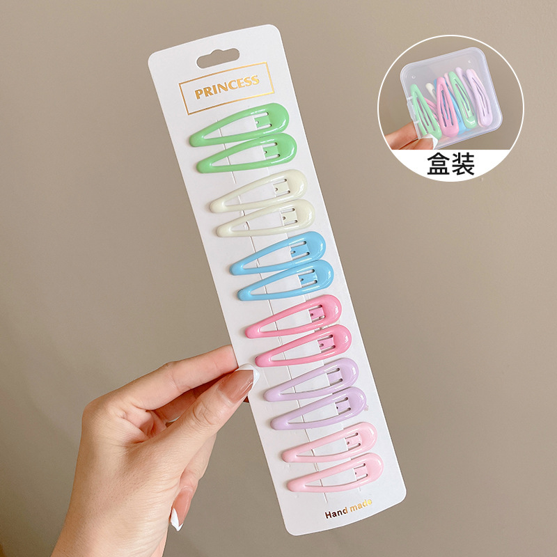 Pinza bb de color dopamina para niños cabello roto estrella de cinco puntas horquilla para niñas que no lastima el cabello, pinza para el cabello con flequillo para bebés, accesorios para el cabello lindos