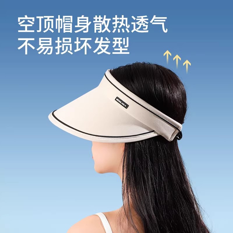 Nuevo sombrero fácil de almacenar, sombrero de verano, nuevo sombrero de sol anti-UV, sombrero vacío