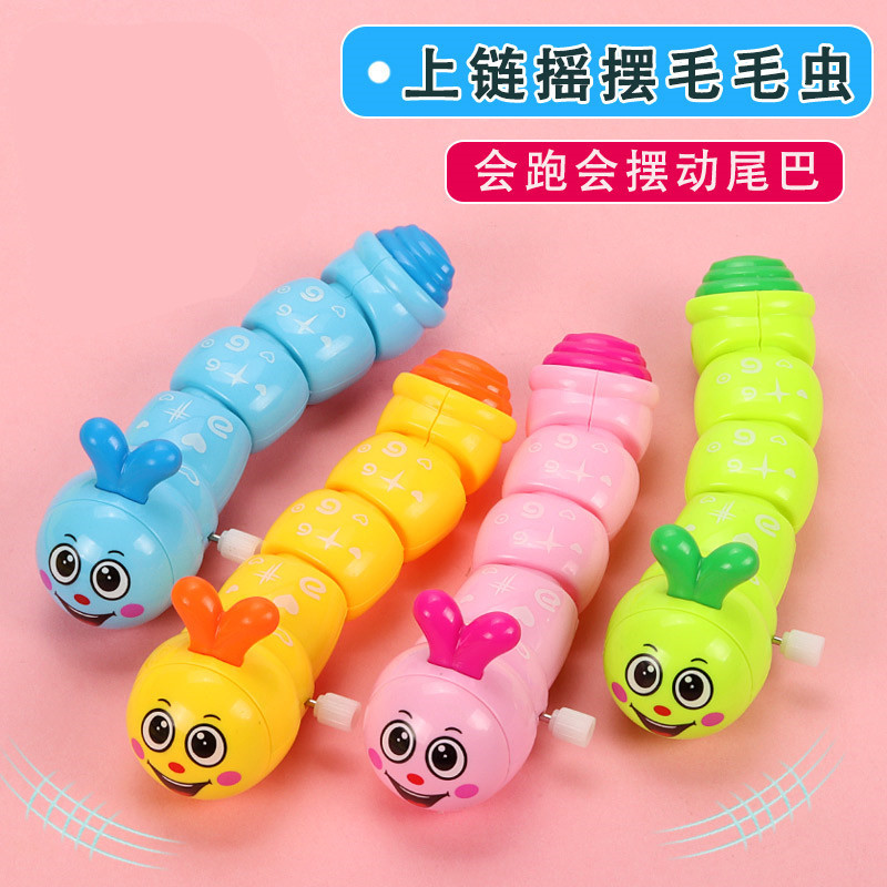 New stay germination strip caterpillar stall selling children's toys above caterpillar factory direct push gift