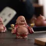 办公室家居桌面紫砂弥勒佛