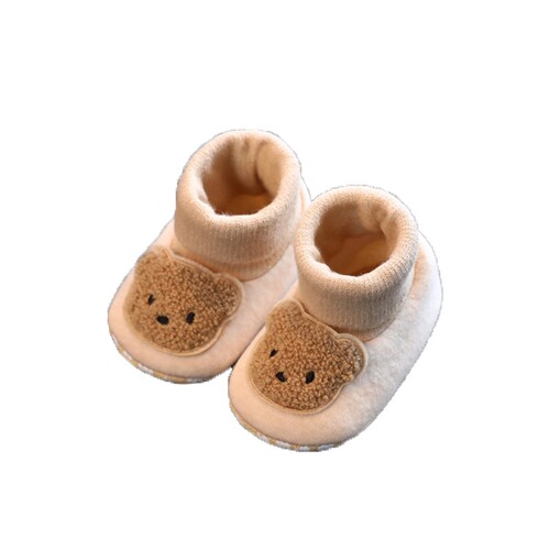 Baby soft sole first step shoes for fall and winter, 0-1 years old, 3-6 months, unisex, learning to walk, newborn, non-slip
