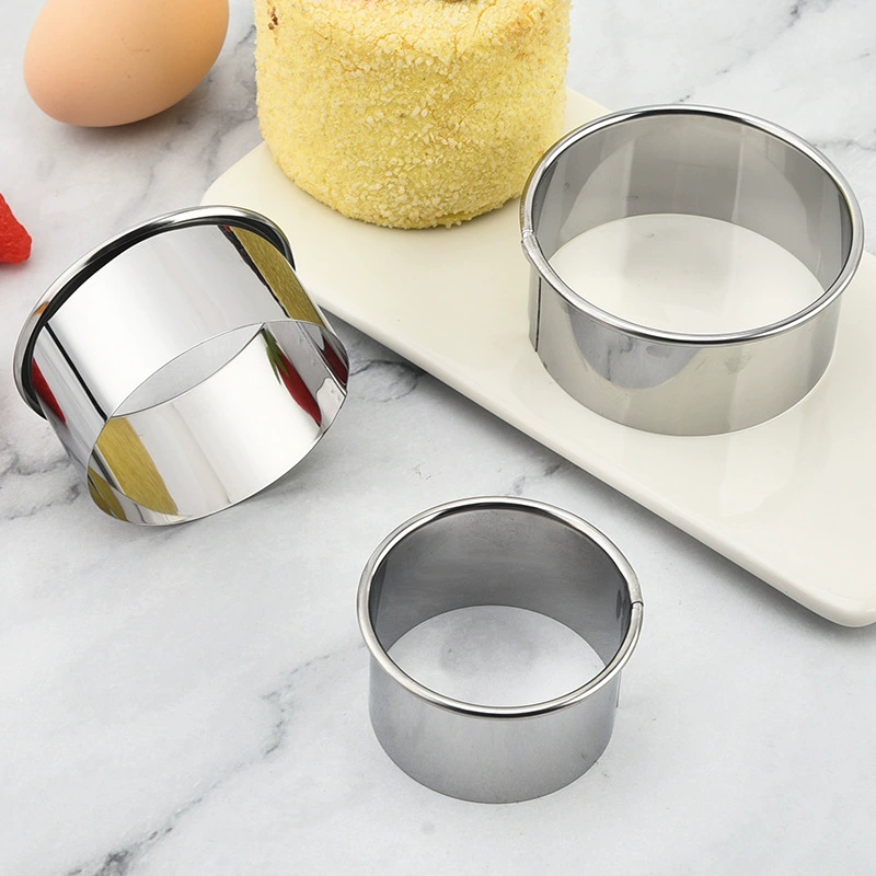 Нержавеющая сталь муссовое кольцо для торта круглый пельмени