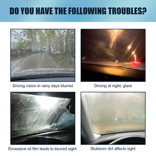 Rayhong car glass oil film cleaner car window windshield decontamination oil film remover car paint repair