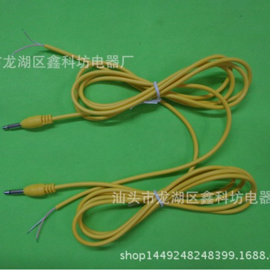 厂家直销单头双声线 音频线  1.2cm