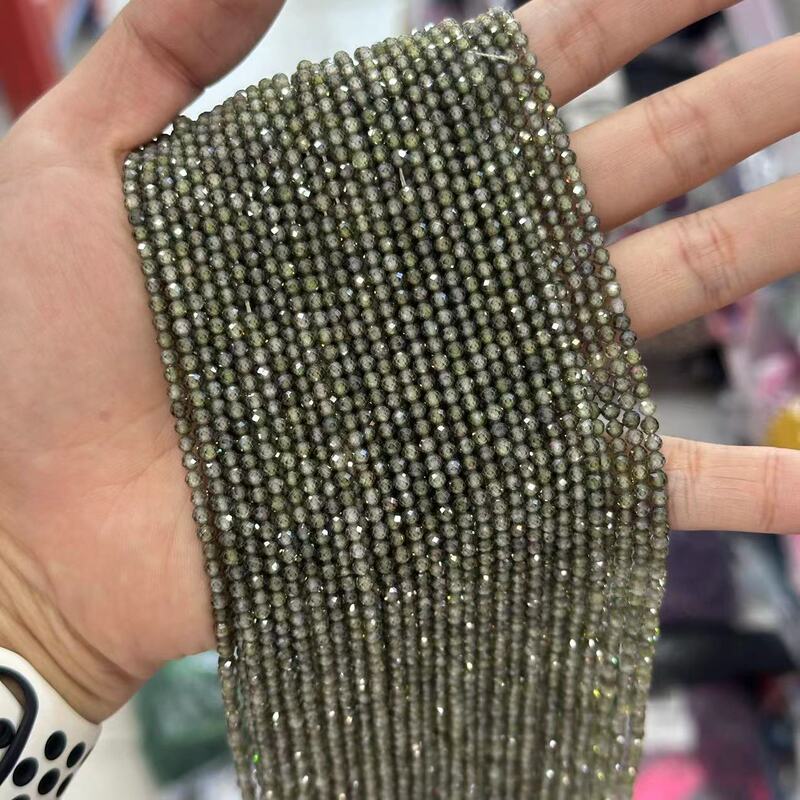 カット面ジルコン散珠彫刻面カラージルコン小米珠小珠玉アクセサリー半製品卸売り|undefined