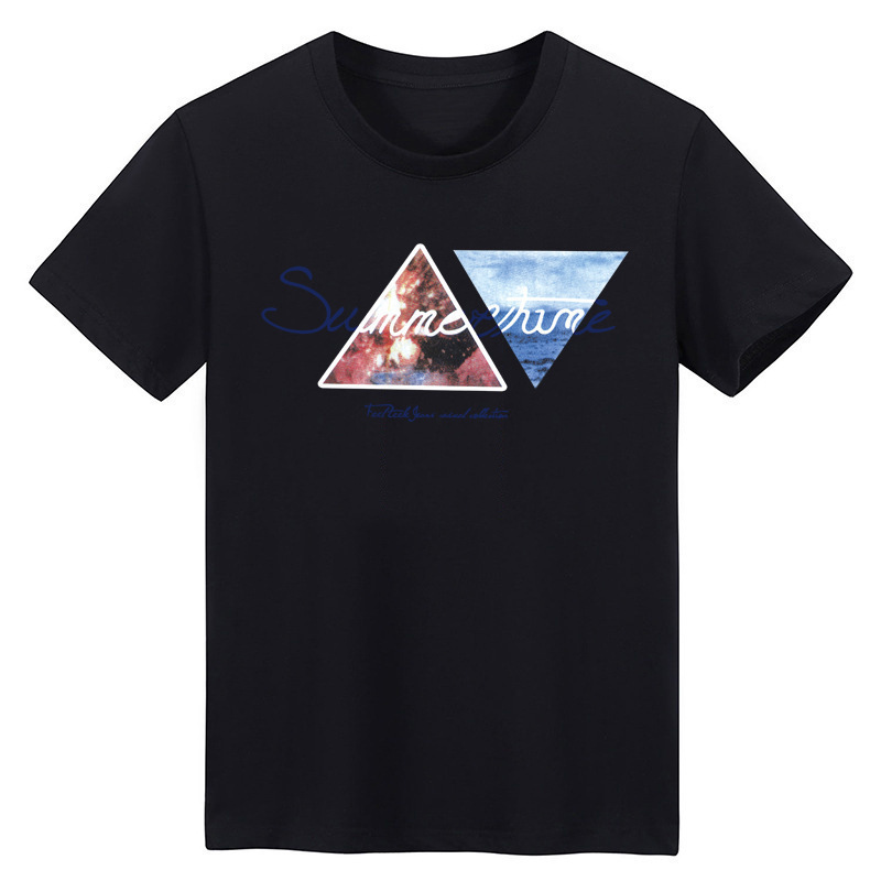 Camisa de manga corta de los hombres de verano nueva moda Moda impresión coreana delgada oferta de comercio exterior en stock al por mayor camisa de fondo