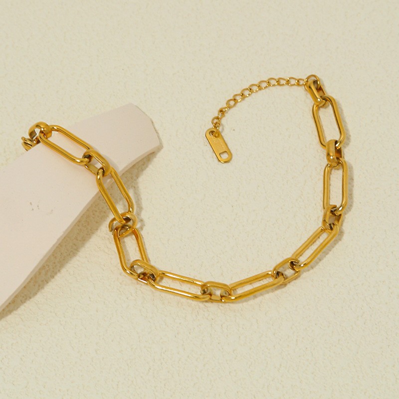 Style Simple Couleur Unie Acier Inoxydable Perle Artificielle Placage Bracelets display picture 2
