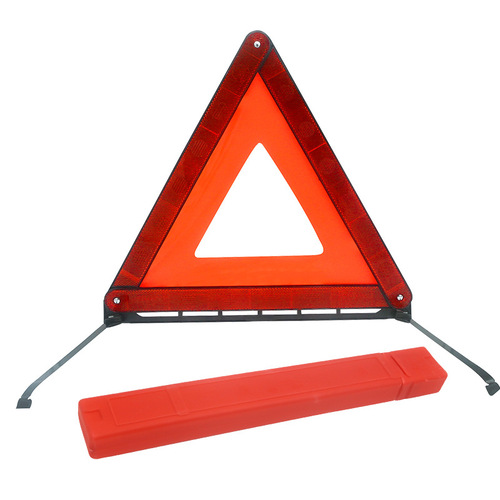 Safety Warning Car Triangular Stand, Retroreflective Parking Night Use Temporary Parking Sign, Malfunction Triangle Sign