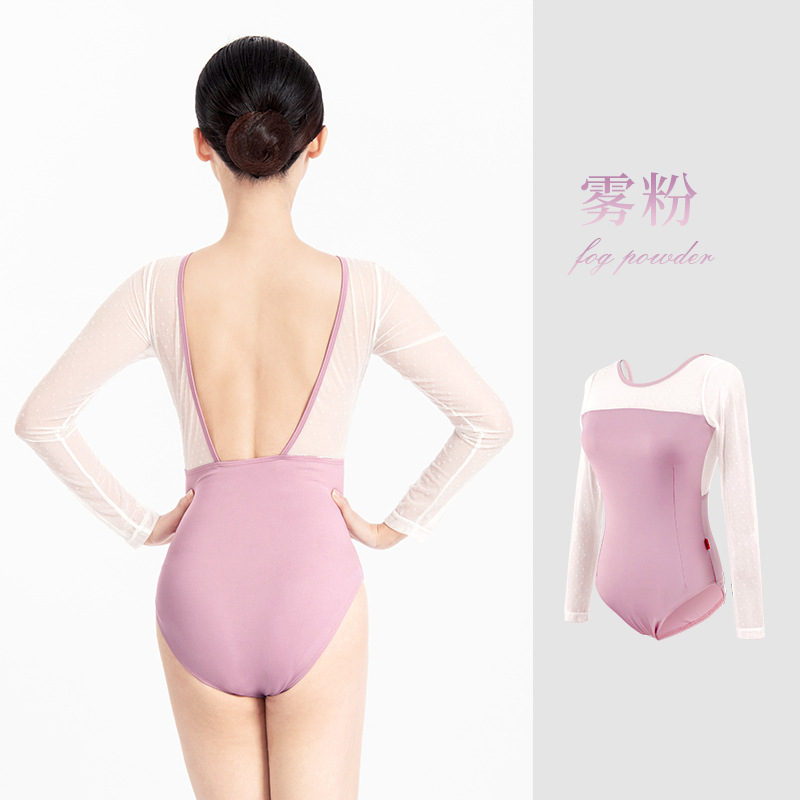 Nueva Ropa de baile de Ballet para adultos espalda de mujer en forma de U sin respaldo costura cruzada práctica ropa de verano yoga gimnasia ropa