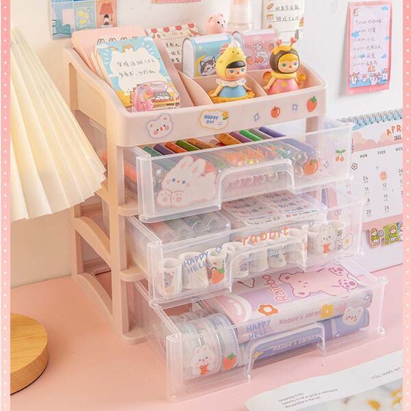 Table plastic storage box