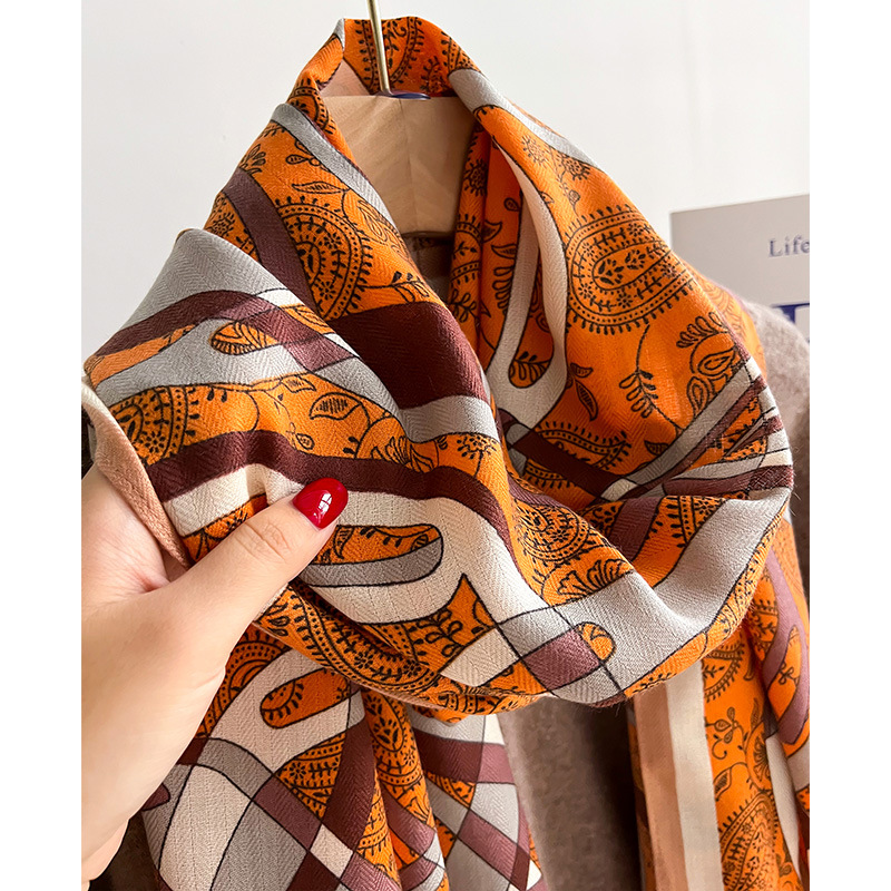 Women's Elegant Paisley Polyester Scarf display picture 5