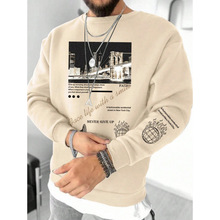 J 50823 Christmas crew neck men's sweatshirt ʥ��Բ����ʿ��