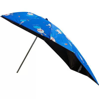 Electric vehicle sunshade umbrella, rain — Elektromobil üçün ön şüşə çətiri (günlük) - blue-bunny-vinyl-extended-umbrella-single-umbrella-without-stand
