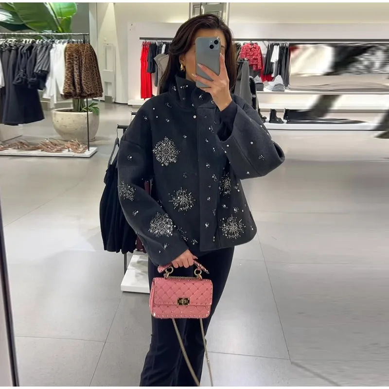 Autumn And Winter Women’s Jacket Personality Street Loose
