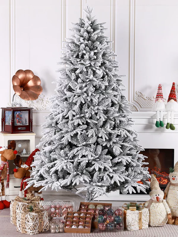 Белая Christmas елочная серебристая снежинка сцена снежинка украшение домашний DIY Рождество Nordic стиль 2025 новый