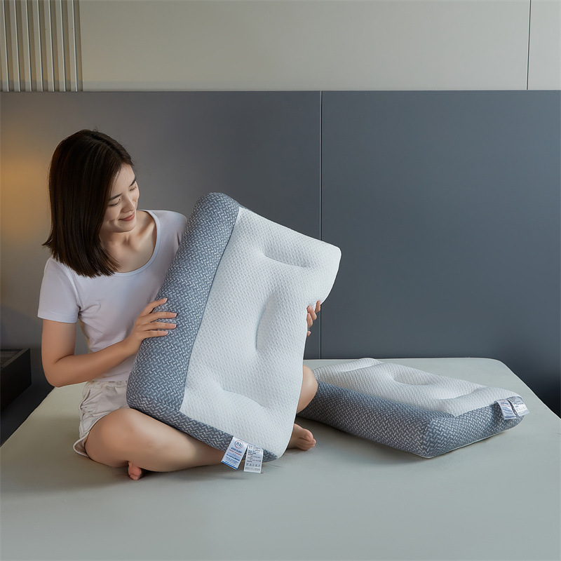 工厂直卖颈椎枕非矫正修复牵引枕护颈助睡眠家用按摩睡觉专用枕芯|undefined