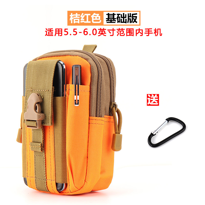 Multi-funcional sitio de construcción trabajo bolso del teléfono móvil bolso de la cintura táctica de los hombres a prueba de agua cinturón de mediana edad y ancianos mini bolso crossbody