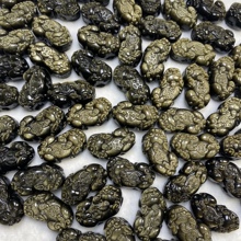 天然黑曜石貔貅 打头尾通孔 金耀石貔貅diy手链吊坠等 男女通用款