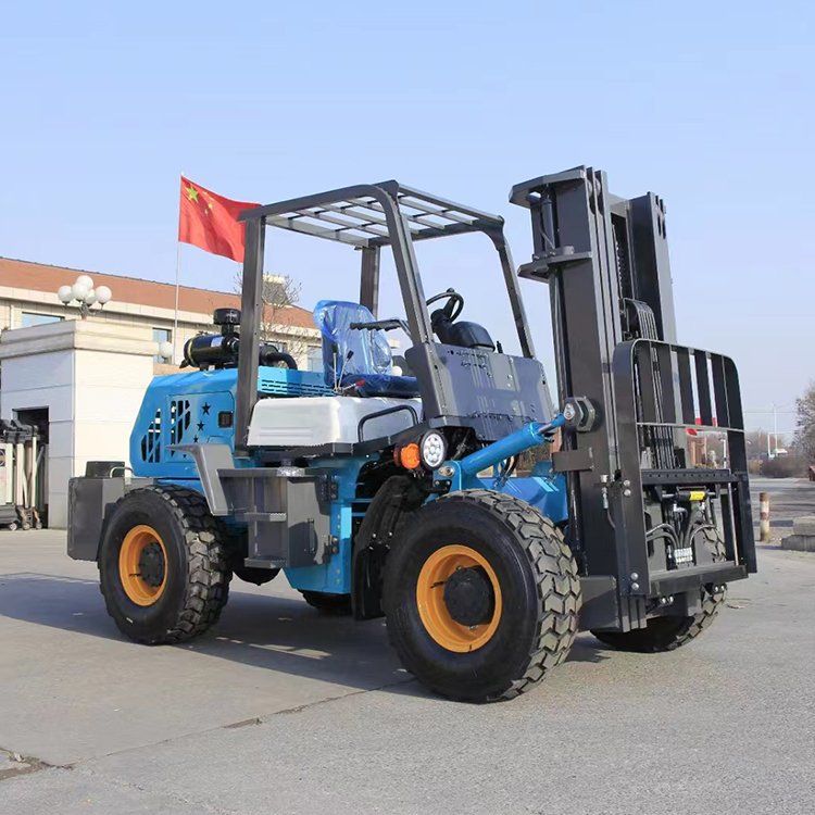 越野叉车 工地砖厂搬运车 山地泥泞液压叉车