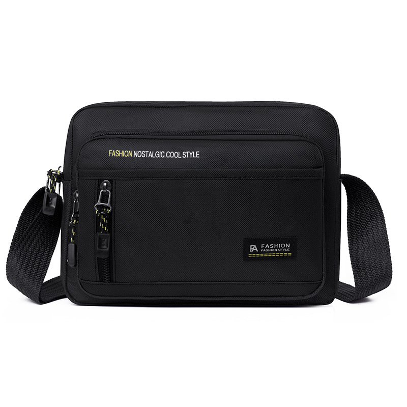 Bolso de hombro casual de gran capacidad para hombres, nuevo bolso de mensajero ligero y simple de comercio exterior, maletín portátil para viajes de negocios