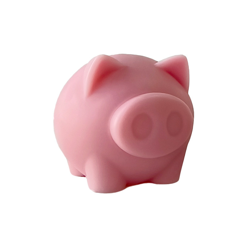 美しい送金子豚香薫ろうそくシリコン金型diy豚鼻石膏拡香石振り子滴糊金型|undefined