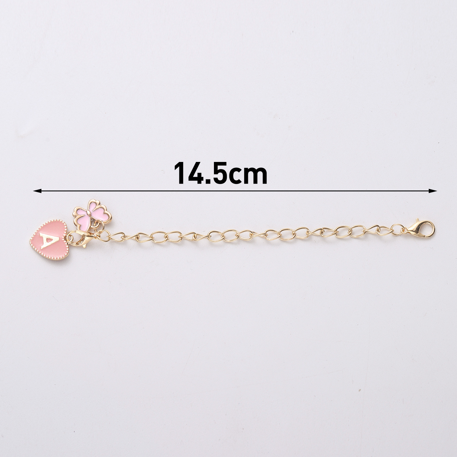 Sweet Style 1 Piece Sweet Letter Heart Shape Butterfly Alloy Enamel Pendant