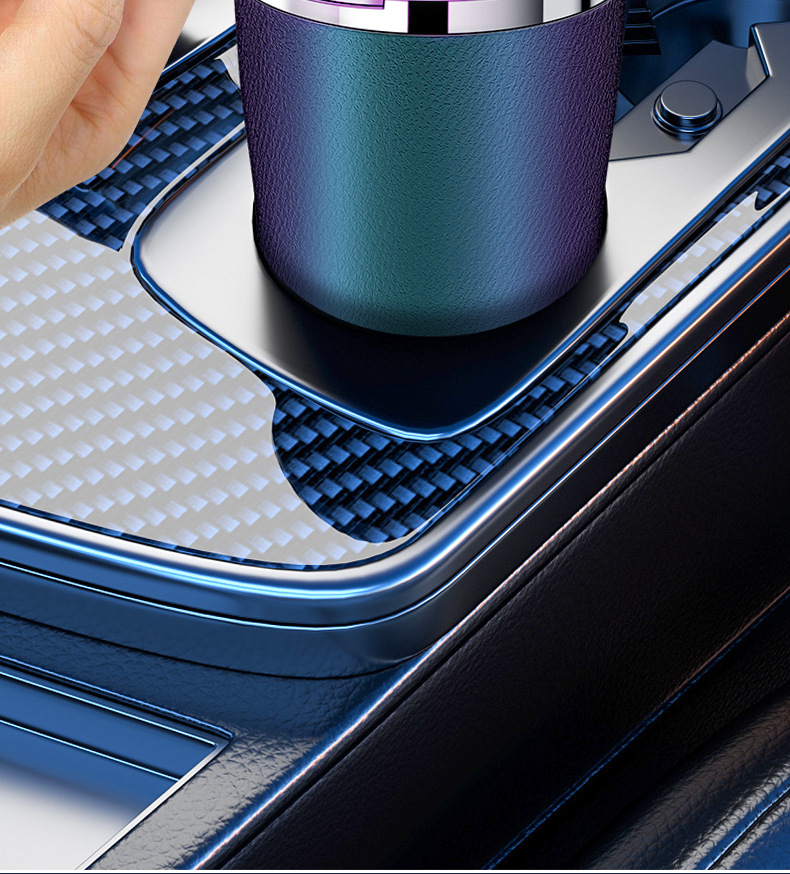 Car Ashtray with Automatic Smoke Extinguishing When the Lid Is Opened, High-End Anti-Fly Ash Car Anti-Falling Artifact, Car Interior Supplies