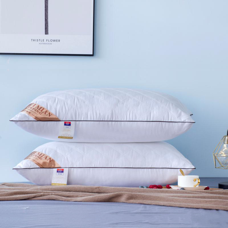 Hotel Pillow Pillow Core Five-star Hotel Pair Home 48 × 74cm Student Single One Pack Whole Head Hotel Pillow Pillow Core Five-star Hotel Pair Home 48 × 74cm Student Single One Pack Whole Head