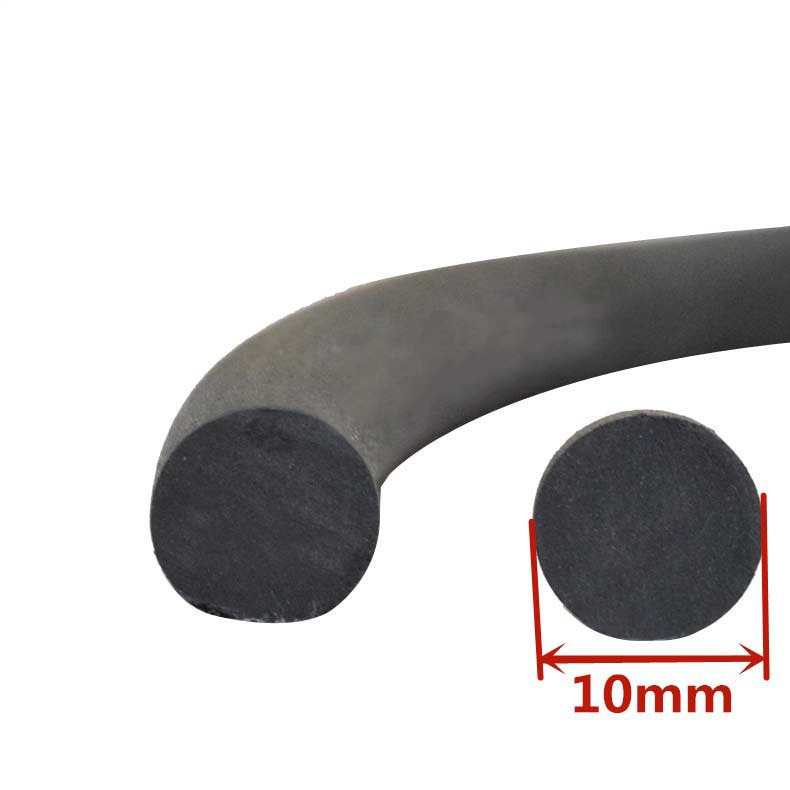 直径10mmO形橡胶圆棍密封条圆柱形实心橡胶条弹性好可自由弯曲