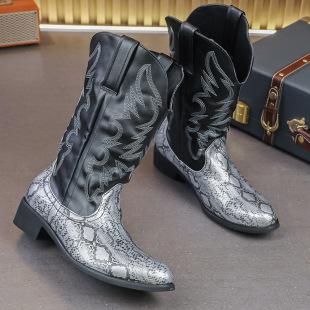2024 Winter Men's Shoes New Arrival plus size High Shoes Men Cross Border Warm Boots Daily Casual Shoes