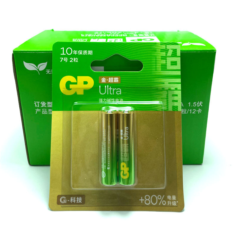 超覇 (gp) アルカリ電池aa aaa lr03 lr6 5号7号動力玩具1カード価格|undefined