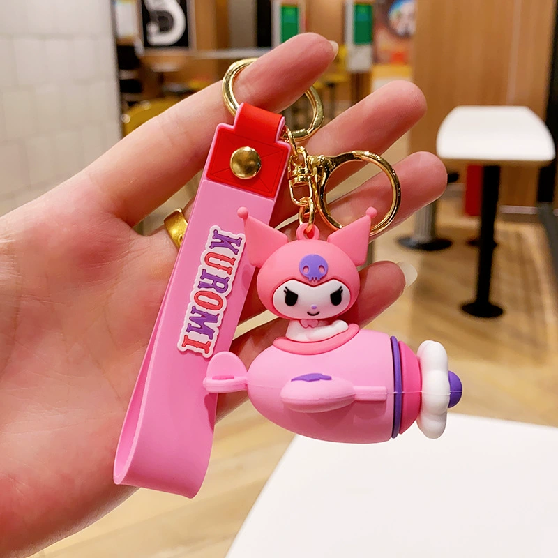 Кулон на брелке (Sanrio) Набор милых силиконовых подвесок — мягкие резиновые талисманчики, подарок на день рождения, различные персонажи