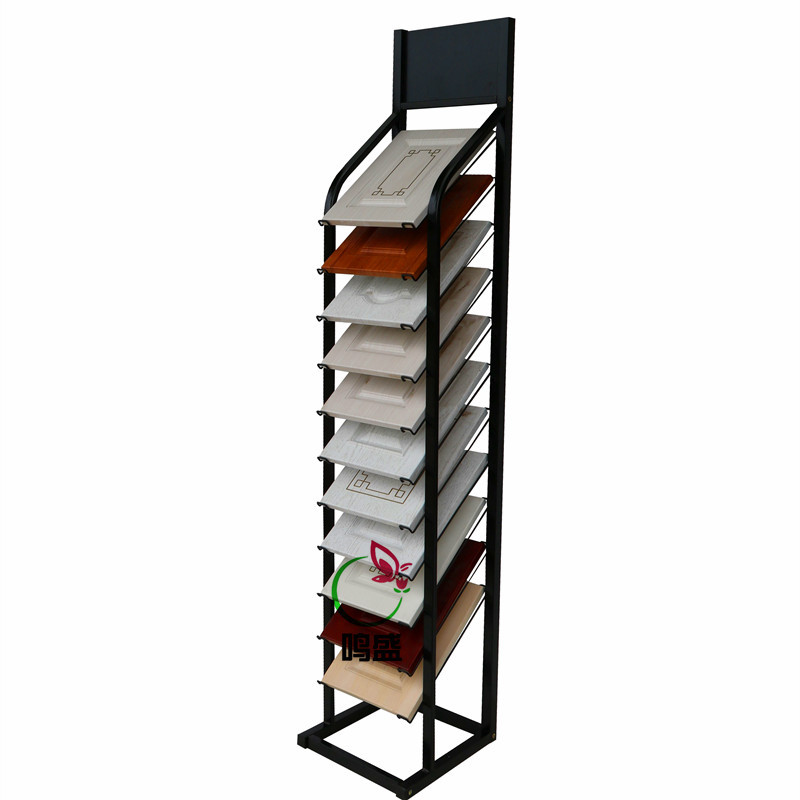 长雅供应橱柜门样板硅藻泥涂料艺术玻璃免漆板展示架展具展柜直供