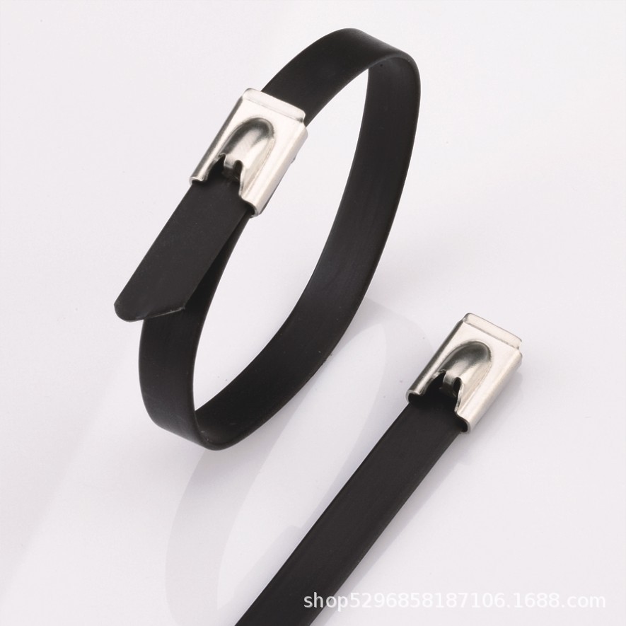 厂家直销 滚珠自锁式不锈钢PVC包塑挤带