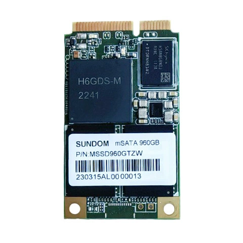 1 ТБ mSATA SSD широкотемпературный промышленного класса твердотельный накопитель, независимый кэш, поддержка безопасного стирания для TLC, промышленные спецификации