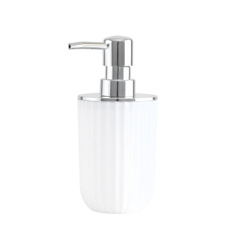 Baño conjunto de lavado de lujo ligero lavabo de lavado de mano gran boquilla de ducha botella de loción bandeja de ocho piezas conjunto de artículos de baño hotel