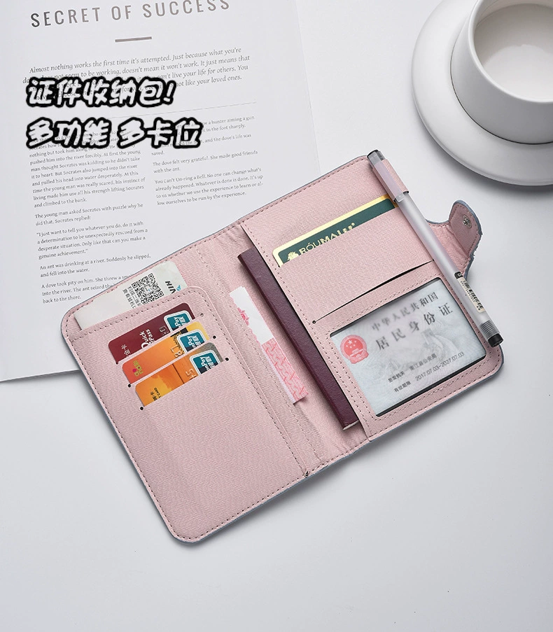 Cartoon universal protective case, card holder for traveling, handheld storage system