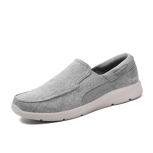 New large size canvas loafers, ultra-light sailing shoes, flat casual shoes, men's slip-on cloth shoes, best selling on Amazon