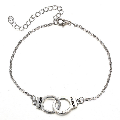 European and American cross-border new bracelet niche design fashion trend beach double-layer handcuffs and anklets wholesale for girls