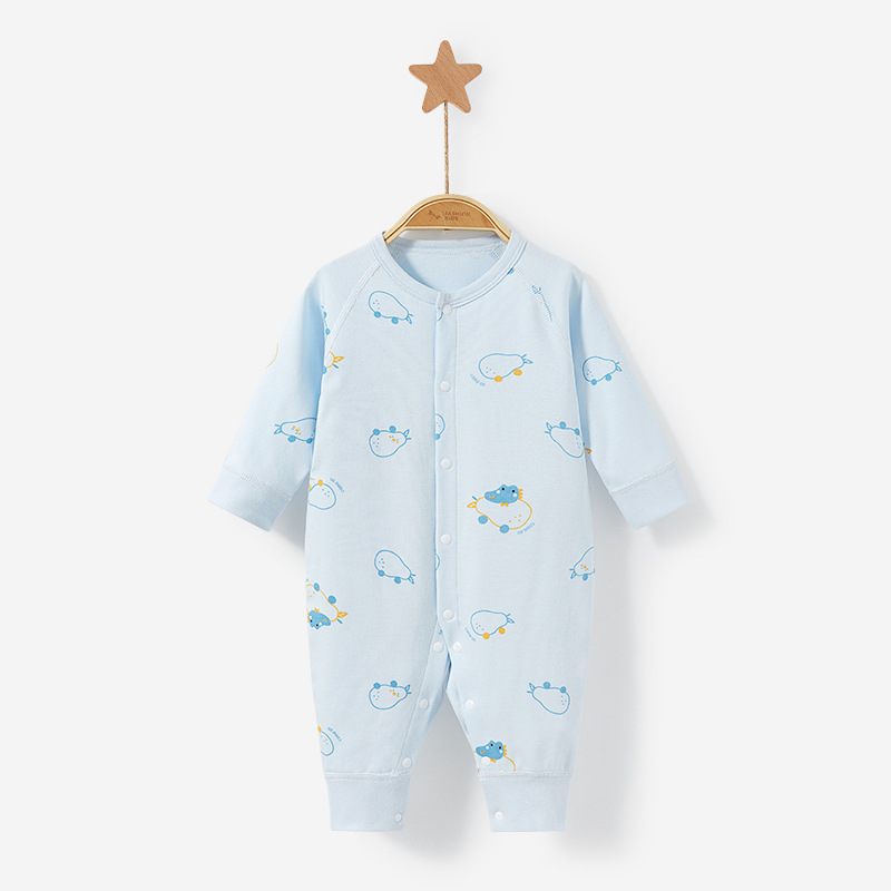 Mono para bebé para primavera, otoño e invierno, pelele de algodón puro para recién nacido, ropa de dormir unisex para bebé, traje cálido para gatear, ropa de bebé.