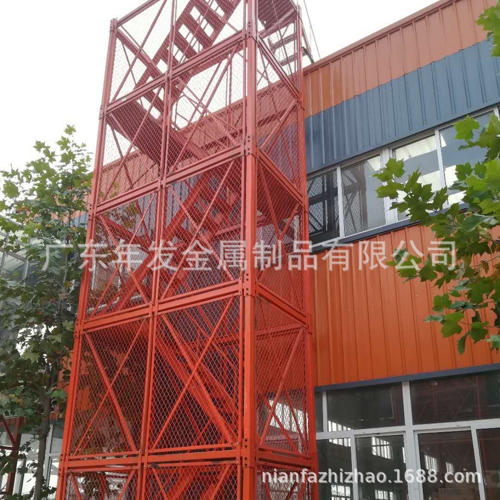 拼装安全爬梯梯笼 桥梁施工高墩爬梯基坑通道安全梯笼